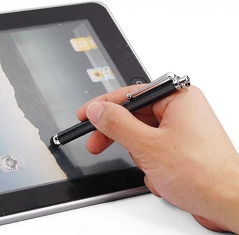 2PC Black Smart Phone Pen Stylus, Silicone Tip Pens for Touch Screen