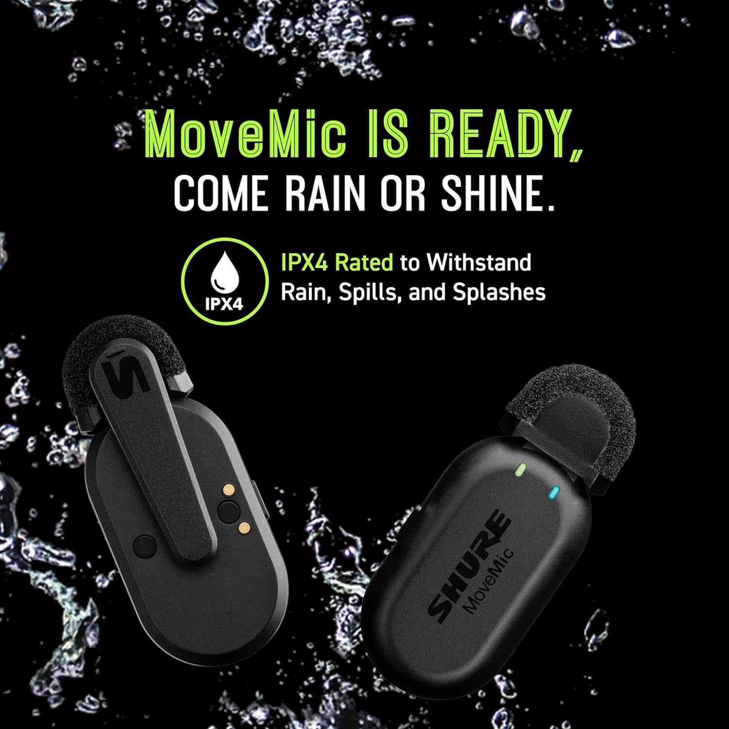 Pro Wireless Lavalier Microphones with Camera Receiver for Smartphone