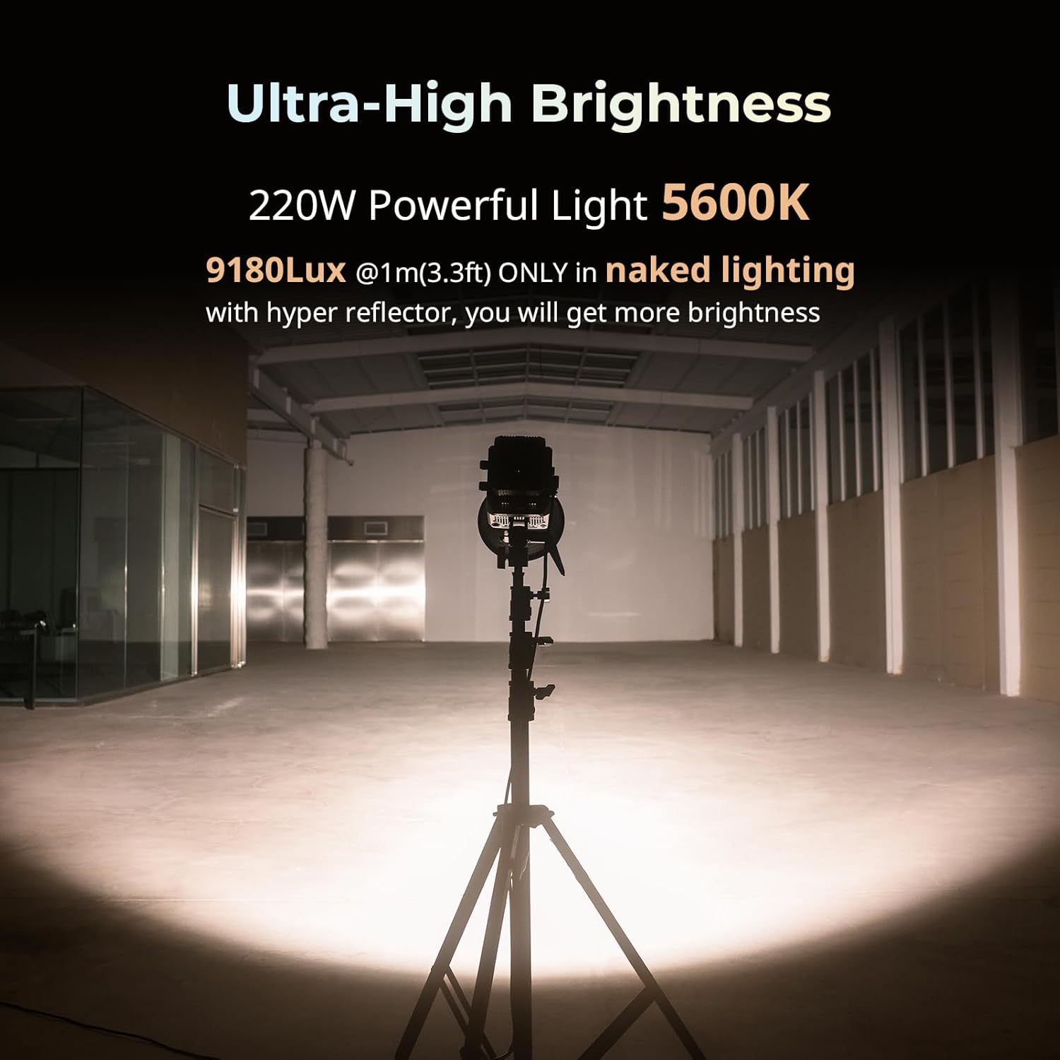 Video Light for Phone - 4 control for Photography and Photo Studio