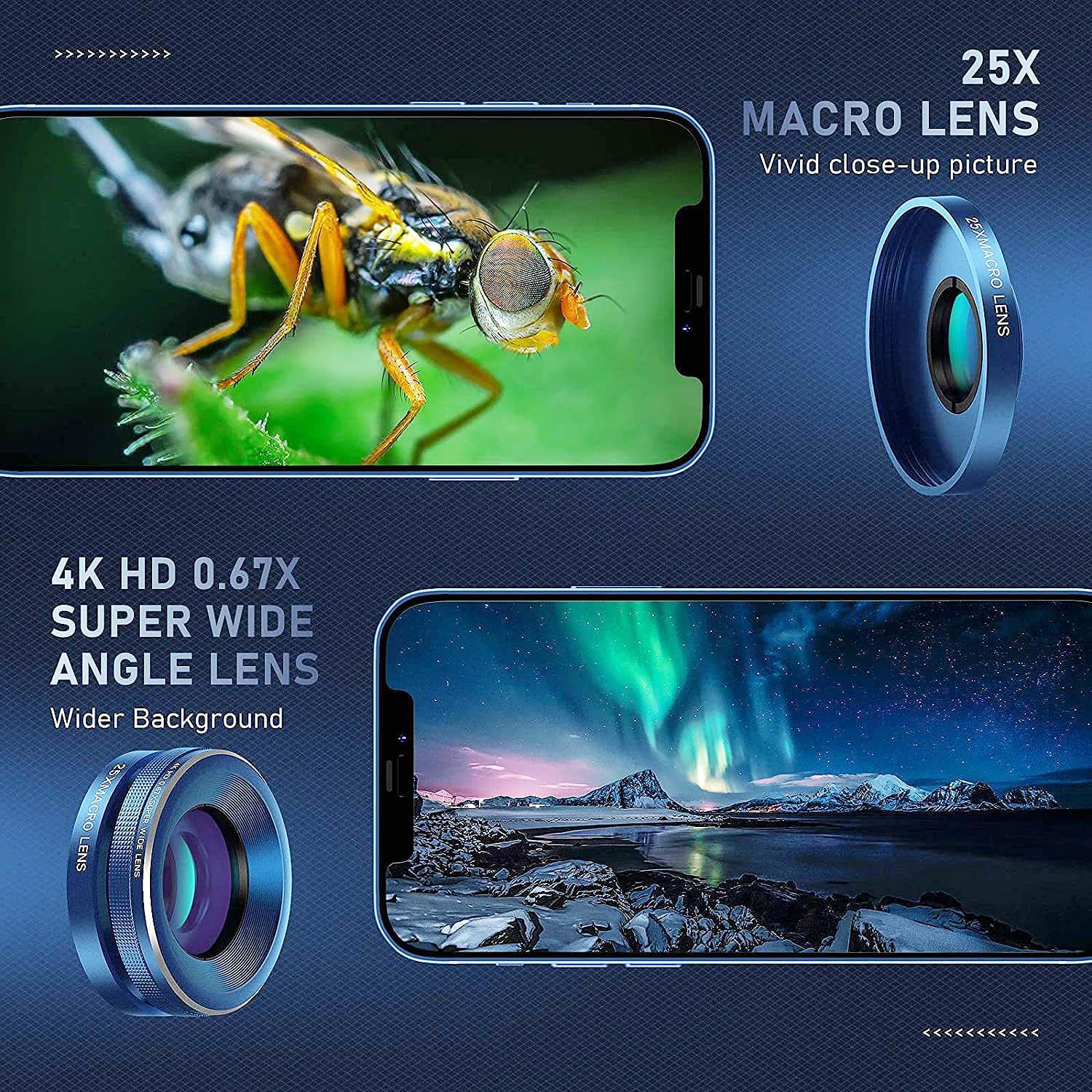 Phone Camera Lens Kit Upgraded Version