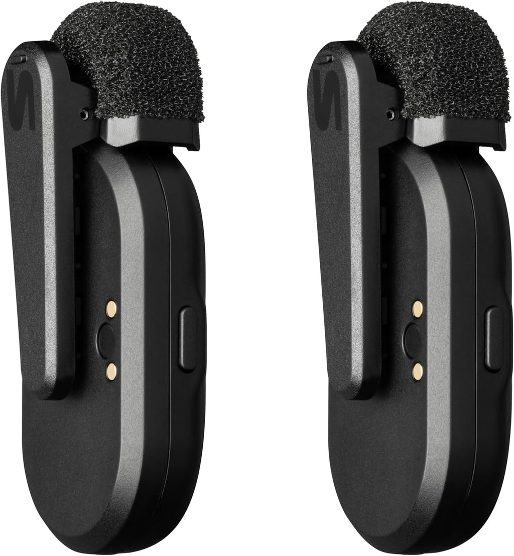 Pro Wireless Lavalier Microphones with Camera Receiver for Smartphone