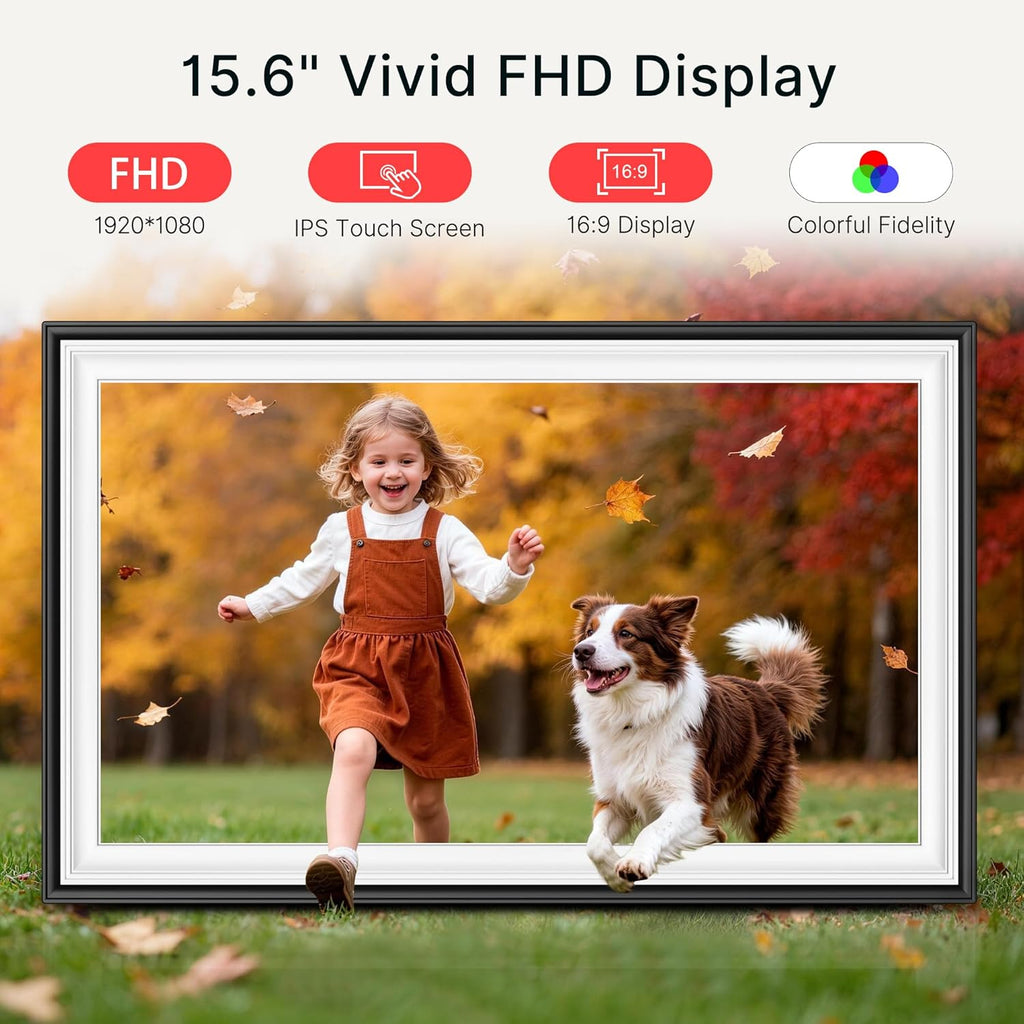 Digital Photo Frame WiFi with Touch Screen
